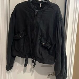 Dark Gray Jacket with Pockets